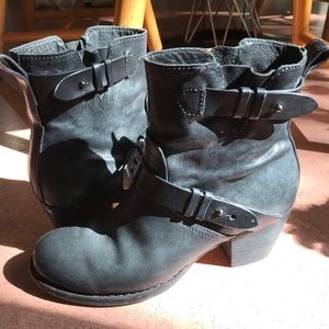 Rag & Bone Harper Moto Boots. Black Size 6.5.